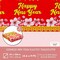 3x Chinese Lunar New Year Red Plastic Tablecloth For Holiday Party 54x108 in